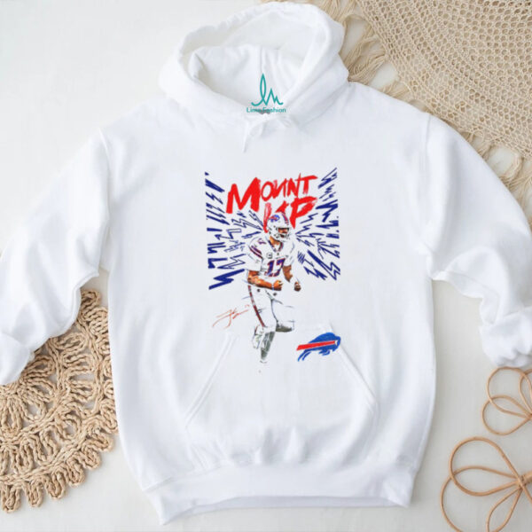 Josh Allen 17 Buffalo Bills Mount Up Bills Mafia NFL 2025 signature vintage shirt