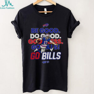 Josh Allen MVP 17 Buffalo Bills NFL Football Be Good Do Good God Bless Go Bills shirt