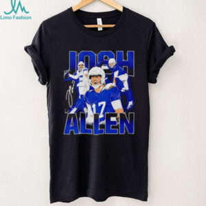 Josh Allen Masterpiece Signature Football Shirt