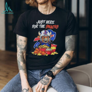 Just Here for the Snacks Buffalo Bills mascot Football NFL 2025 shirt