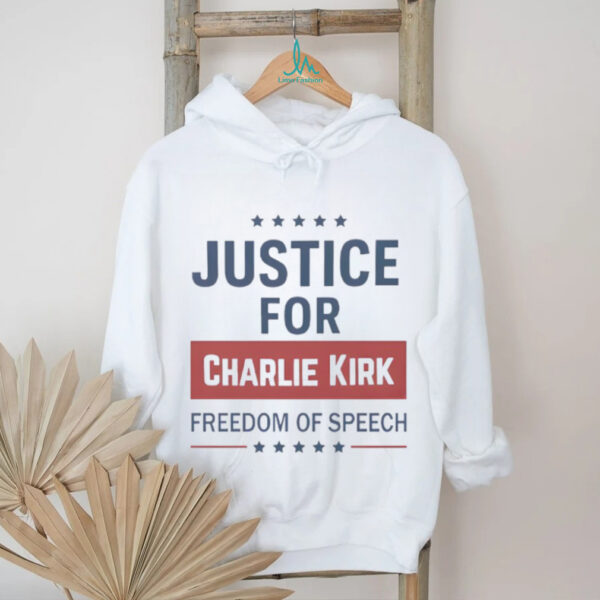 Justice For Charlie Kirk Freedom Of Speech Shirt