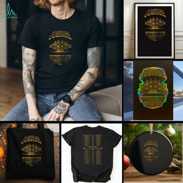 Justice Hyperdrama world tour 2025 dates shirt