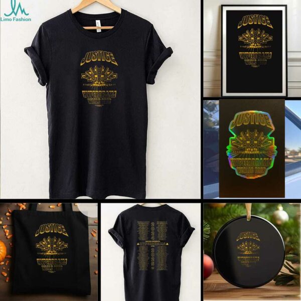 Justice Hyperdrama world tour 2025 dates shirt