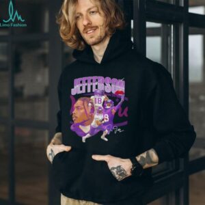 Justin Jefferson Minnesota Collage Signature Shirt