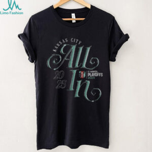 Kansas City Current FC NWSL Playoff All In 2025 logo shirt