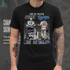 Kopitar and Kershaw End of era LA Kings and LA Dodgers signature shirt