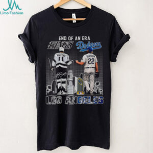 Kopitar and Kershaw End of era LA Kings and LA Dodgers signature shirt