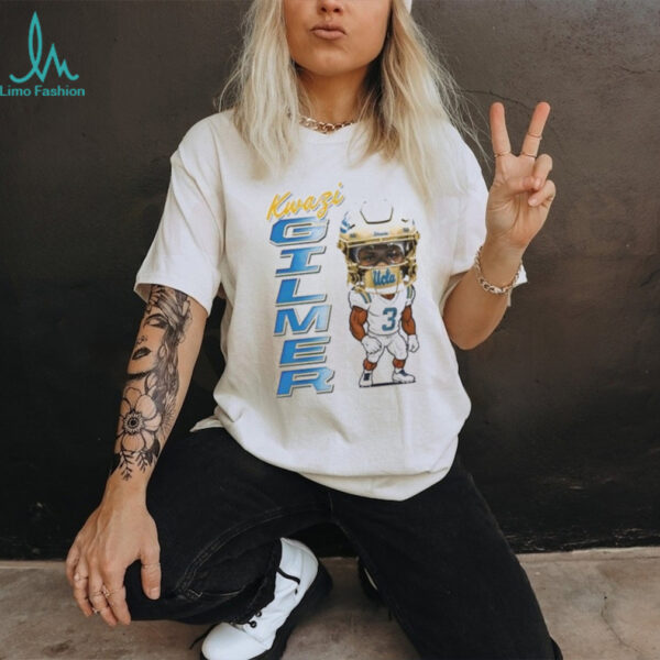 Kwazi Gilmer UCLA Football Caricature shirt