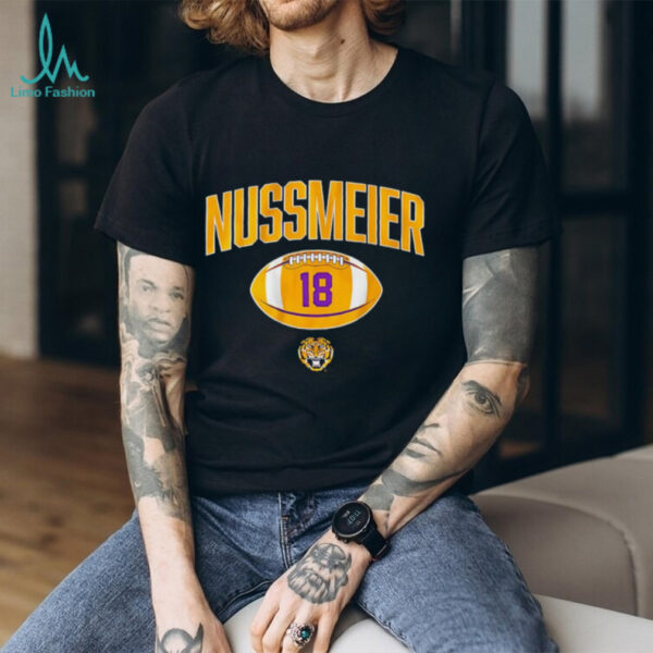 LSU Tigers Football Garrett Nussmeier #18 player vintage shirt
