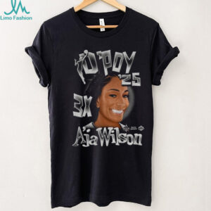 Las Vegas Aces A’ja Wilson 2025 Dpoy 3X shirt