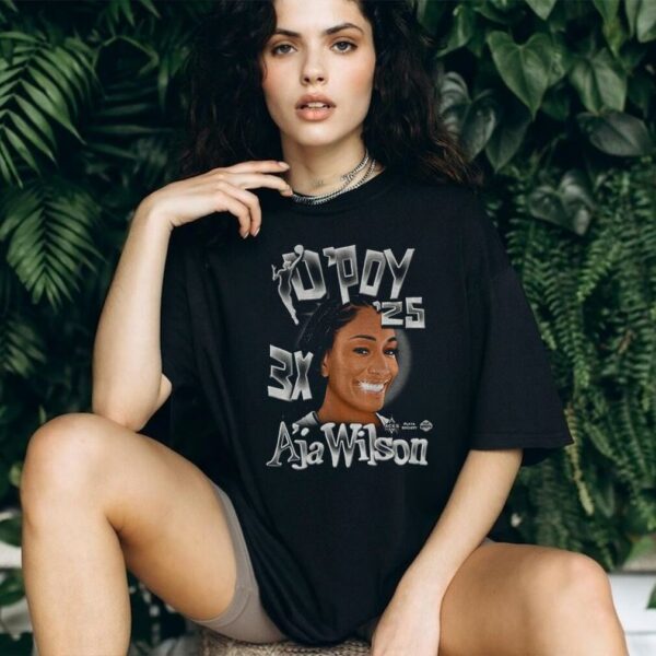 Las Vegas Aces A’ja Wilson 2025 Dpoy 3X shirt