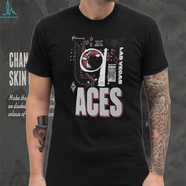 Las Vegas Aces WNBA Playoffs ’25 Raise The Stakes 2 sided shirt