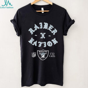 Las Vegas Raiders New Era Born x Raised logo shirt