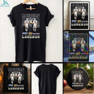 Las Vegas Raiders city Skyline Stabler and Plunkett legends Super Bowl signature shirt