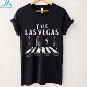 Las Vegas Walking Road Signatures Football Shirt, Geno Smith Gift For Fan Football Unisex