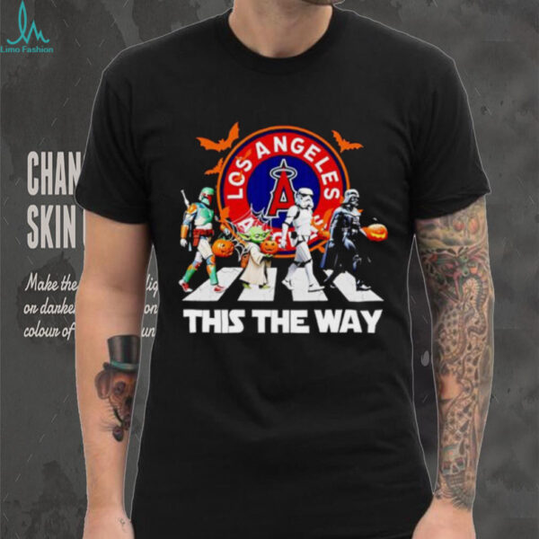 Los Angeles Angels Star Wars This The Way Halloween shirt