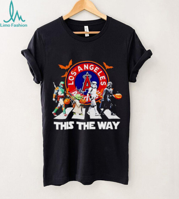 Los Angeles Angels Star Wars This The Way Halloween shirt