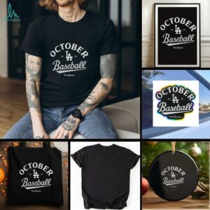 Los Angeles Dodgers October Baseball 2025 T shirt