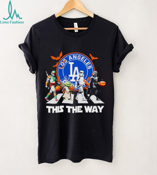 Los Angeles Dodgers Star Wars This The Way Halloween shirt
