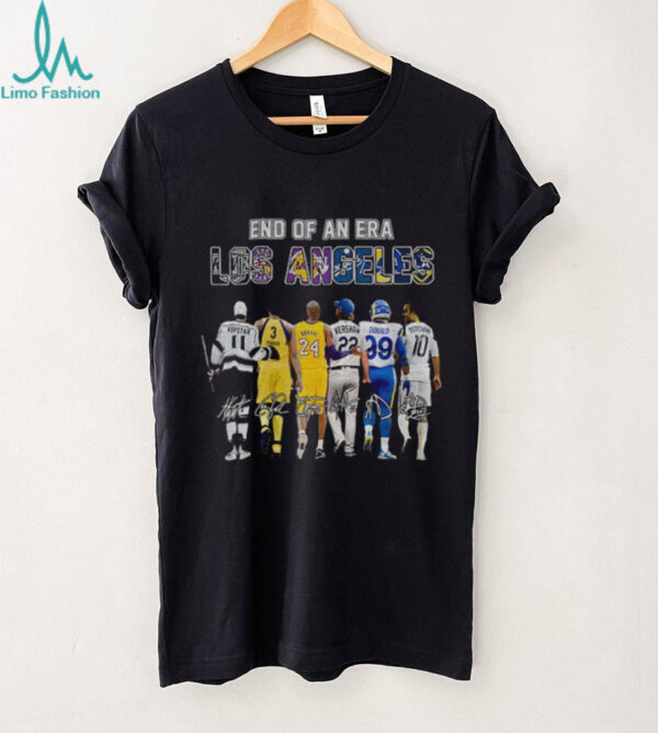 Los Angeles Nation Thank for the memories End of an era signature shirt
