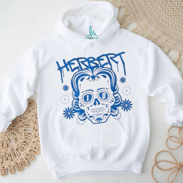 Los Angeles Rams Justin Herbert Sugar Skull Floral Remix shirt