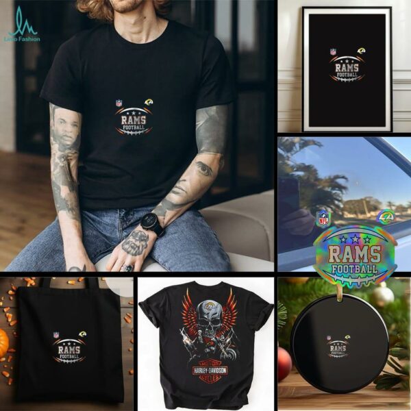Los Angeles Rams NFL Harley Davidson motorcycle shirt