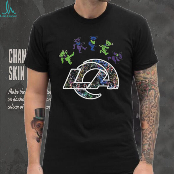 Los Angeles Rams x Grateful Dead night 2025 bears logo shirt