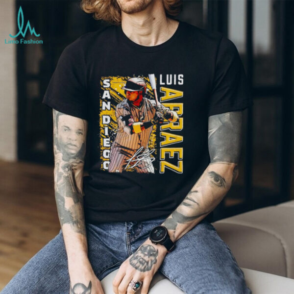 Luis Arraez San Diego throwing signature shirt