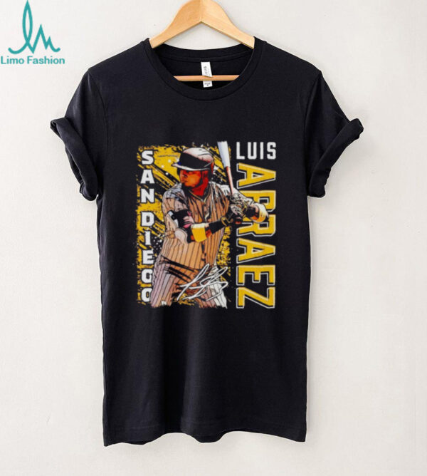 Luis Arraez San Diego throwing signature shirt