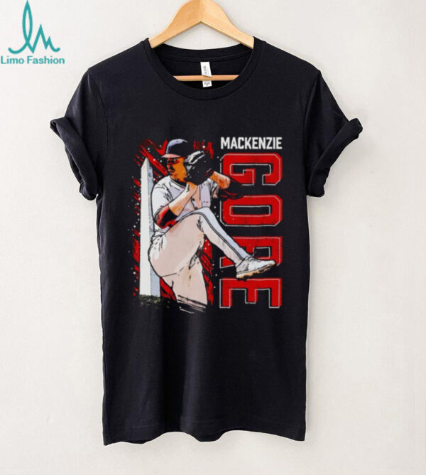 MacKenzie Gore Washington throwing snow shirt