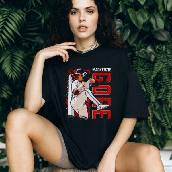 MacKenzie Gore Washington throwing snow shirt