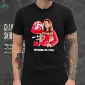 Maisie Boesiger portrait Nebraska volleyball shirt