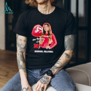 Maisie Boesiger portrait Nebraska volleyball shirt