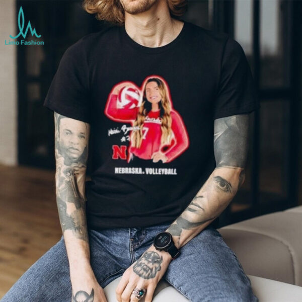 Maisie Boesiger portrait Nebraska volleyball shirt