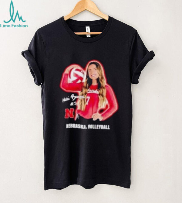 Maisie Boesiger portrait Nebraska volleyball shirt