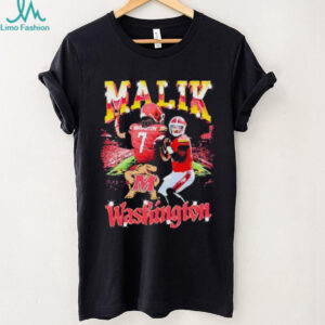 Malik Washington Maryland Terrapins player graphic shirt