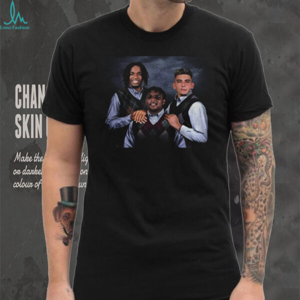 Mark Fletcher Jr. CJ Daniels and Rueben Bain Jr. Miami Hurricanes football Step Brothers vintage NFL 2025 shirt
