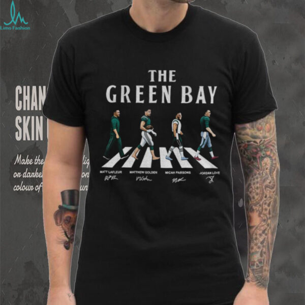 Matt LaFleur Matthew Golden Micah Parsons Jordan Love Green Bay Football signature shirt