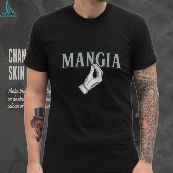 Matt Mangini hand Seattle Mariners MLB Baseball 2025 shirt