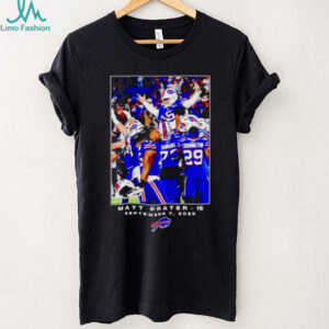 Matt Prater 15 September 7 2025 Buffalo Bills player photo shirt