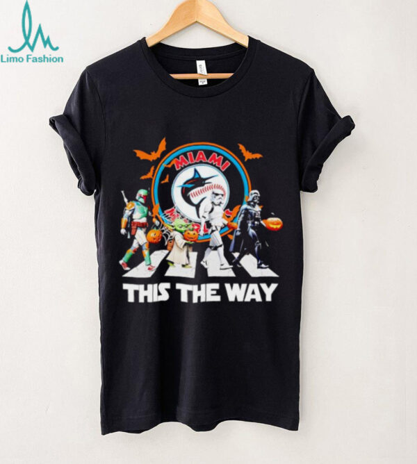 Miami Marlins Star Wars This The Way Halloween shirt