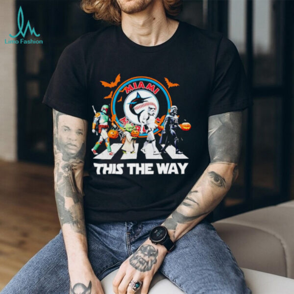 Miami Marlins Star Wars This The Way Halloween shirt