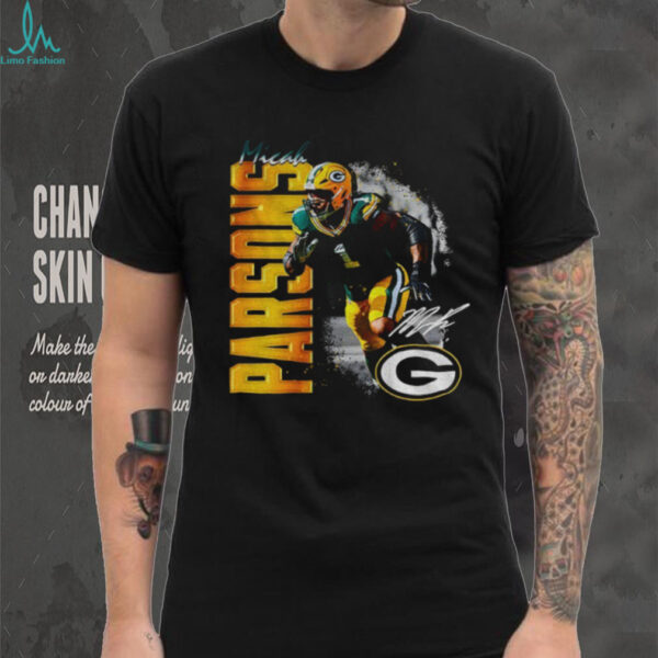 Micah Parsons 1 Green Bay Packers NFL Football 2025 signature shirt