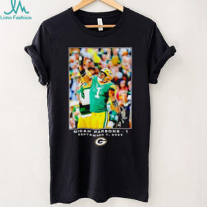 Micah Parsons 1 September 7 2025 Green Bay Packers player photo shirt