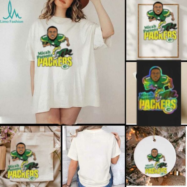 Micah Parsons Green Bay Packers Caricature Player Chibi Shirt