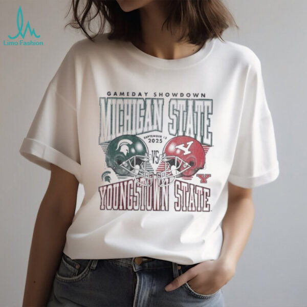 Michigan State Spartans Football vs Youngstown State Penguins Sept 13 2025 Gameday Showdown shirt