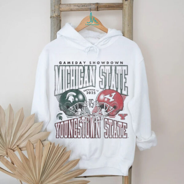 Michigan State Spartans Football vs Youngstown State Penguins Sept 13 2025 Gameday Showdown shirt