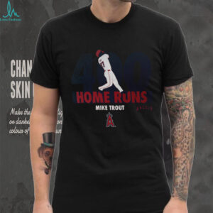 Mike Trout Los Angeles Angels 400 Career Home Runs shirt