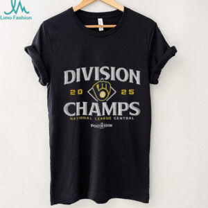 Milwaukee Brewers 2025 NL Central Division Champions Postseason logo shirt