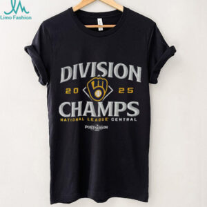 Milwaukee Brewers 2025 NL Division Champions National League Central Postseason shirt